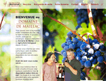 Tablet Screenshot of maillac.fr